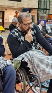 جانبازان ورزشکارتهرانی به عزاداری پرداختند