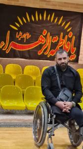 جانبازان ورزشکارتهرانی به عزاداری پرداختند