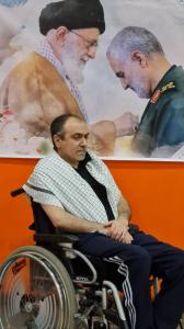 جانبازان ورزشکارتهرانی به عزاداری پرداختند