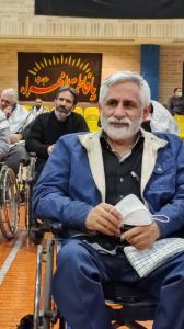 جانبازان ورزشکارتهرانی به عزاداری پرداختند