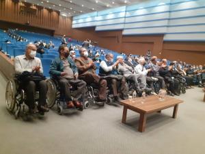 بسیجیان و مدیران شرکت سایپا مقام جانبازان و ایثارگران را گرامی داشتند/تصاویر