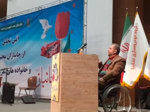 بسیجیان و مدیران شرکت سایپا مقام جانبازان و ایثارگران را گرامی داشتند/تصاویر