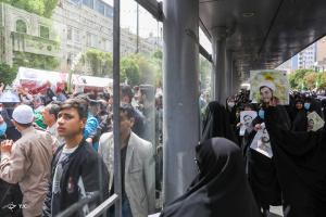 تشییع پیکر روحانی شهید «محمد صادق دارایی»/تصاویر