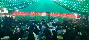 عاشقانه و همجوار شهدا در شب سه امام/تصاویر