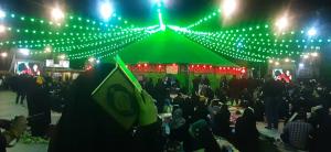 عاشقانه و همجوار شهدا در شب سه امام/تصاویر