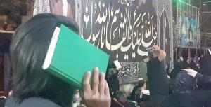 عاشقانه و همجوار شهدا در شب سه امام/تصاویر