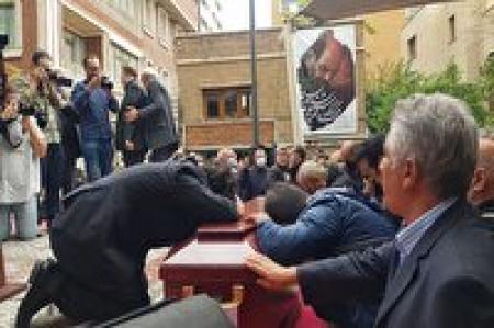 مراسم تشییع پیکر حبیب الله صادقی برگزار شد