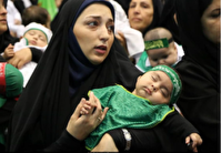 پوشش زنده اجتماع بزرگ‌ مادران و شیرخوارگان حسینی توسط شبکه دو سیما 