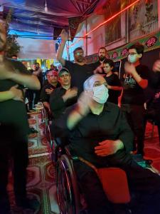 اقامه عزای جانبازان نخاعی درهیئت عشاق العباس(ع)/تصاویر