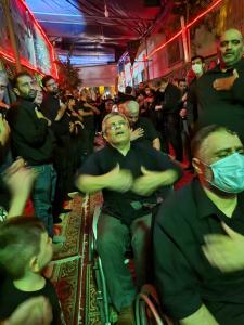 اقامه عزای جانبازان نخاعی درهیئت عشاق العباس(ع)/تصاویر