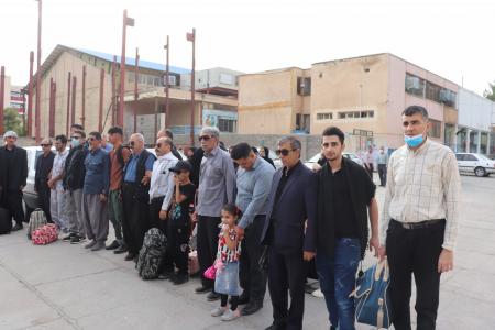 اعزام جانبازان نابینای استان ایلام به عتبات عالیات 