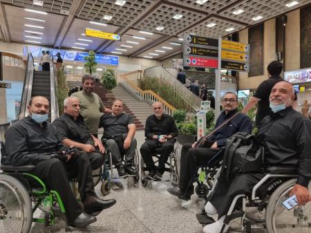 بسم الله کاروان اربعین جانبازان گفته شد/تصاویر