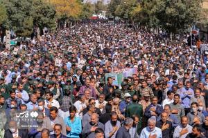 آئین تشییع پیکر شهید«هاشمی نژاد» در کرمان