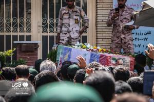 آئین تشییع پیکر شهید«هاشمی نژاد» در کرمان