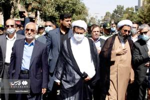 آئین تشییع پیکر شهید«هاشمی نژاد» در کرمان