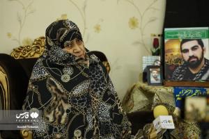 دیدار با مادر شهید مدفع حرم «سجاد عفتی»