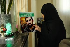 دیدار با مادر شهید مدفع حرم «سجاد عفتی»