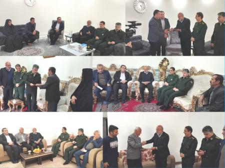  مسئولان دهلرانی به دیدار خانواده  شهدا و  ایثارگران و غبارروبی مزار شهدا رفتند